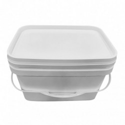 Painting Bucket Paints Container with Cover and Handle Painting Varnish Storage Bucket White Painting Bucket Paints Container with Cover and Handle Painting Varnish Storage Bucket White