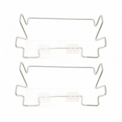 2 Sets Trash Bag Holder Elegant Stylish Strong Load Bearing Rustproof Hanging Rubbish Bag Holder for Kitchen