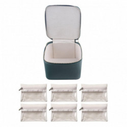 Portable Travel Jewelry Dispenser Box Large Capacity Waist Chain Storage Box for Business Trip Portable Travel Jewelry Dispenser Box Large Capacity Waist Chain Storage Box for Business Trip
