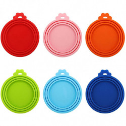 6 Pieces Silicone Lids For Can Food Silicone Lids For Cat Food Dog Food Can Lids 6 Pieces Silicone Lids For Can Food Silicone Lids For Cat Food Dog Food Can Lids