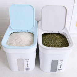 For Zy-Ka028 Household 11.8L Flour Rice Storage Bucket Jjtz For Zy-Ka028 Household 11.8L Flour Rice Storage Bucket Jjtz