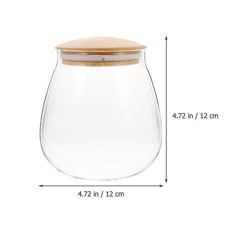 1pc Moisture-proof Storage Jar With Lid Storage Holder For Home (transparent)