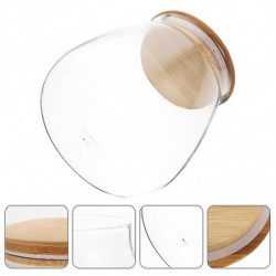 1pc Moisture-proof Storage Jar With Lid Storage Holder For Home (transparent) 1pc Moisture-proof Storage Jar With Lid Storage Holder For Home (transparent)