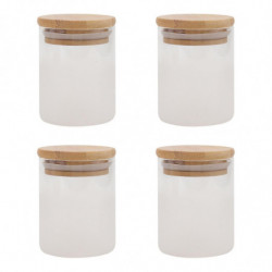 4pcs Glass Sealing Jar Grain Container Grain Sealing Jar Household Supply 4pcs Glass Sealing Jar Grain Container Grain Sealing Jar Household Supply