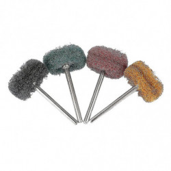 100 Pcs-set Scouring Pad Brush Nylon Abrasive Brush Fiber Grinding Sanding Head Buffing Polishing Wheel 100 Pcs-set Scouring Pad Brush Nylon Abrasive Brush Fiber Grinding Sanding Head Buffing Polishing Wheel