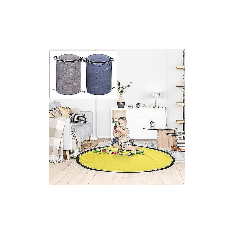 Children Toy Organizer Toy Storage Blocks Children's Toy Storage Bag Quick Cleanup Container, Large Detachable [...]