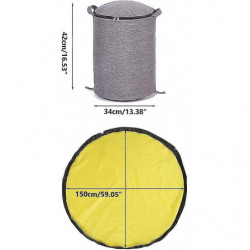 Children Toy Organizer Toy Storage Blocks Children's Toy Storage Bag Quick Cleanup Container, Large Detachable [...]