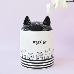 Cute Cat Urns With Ears Sealed, Moisture-proof, Ceramic Material, Pet Supplies, Funeral Memorial, M-260 Ml L-120ml [...]