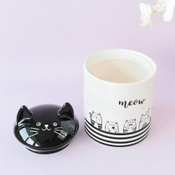 Cute Cat Urns With Ears Sealed, Moisture-proof, Ceramic Material, Pet Supplies, Funeral Memorial, M-260 Ml L-120ml [...]