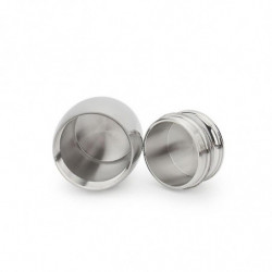 Personalized Custom Name Date Stainless Steel Mini Pet Urn Dog Cat Keepsake Container Jar Pet Memorial Ashes [...]