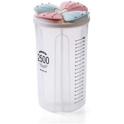 Transparent Kitchen Storage Containers Grain Sorting Storage Container Sealed Box(2500ml) Transparent Kitchen Storage Containers Grain Sorting Storage Container Sealed Box(2500ml)