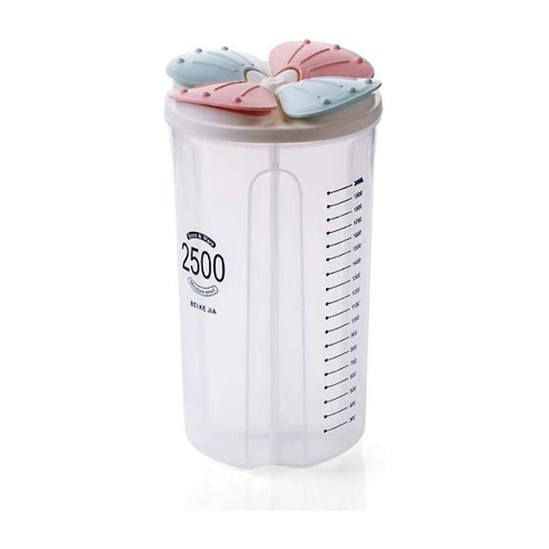Transparent Kitchen Storage Containers Grain Sorting Storage Container Sealed Box(2500ml)