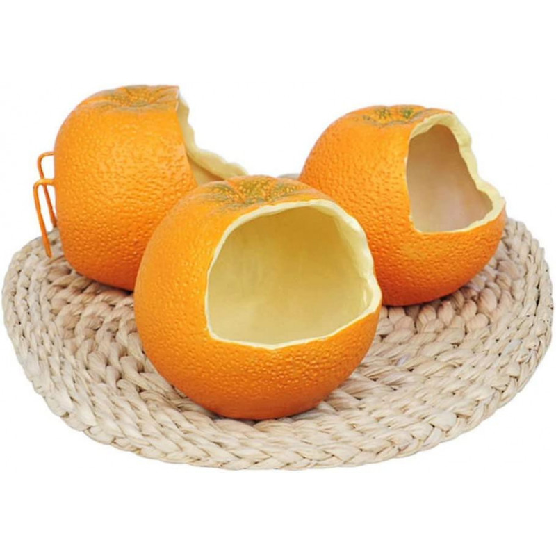 Mangeoire à oiseaux Mangeoire à oiseaux Bol en forme de perruche orange Perruche Vaisselle d’alimentation Tasse [...]