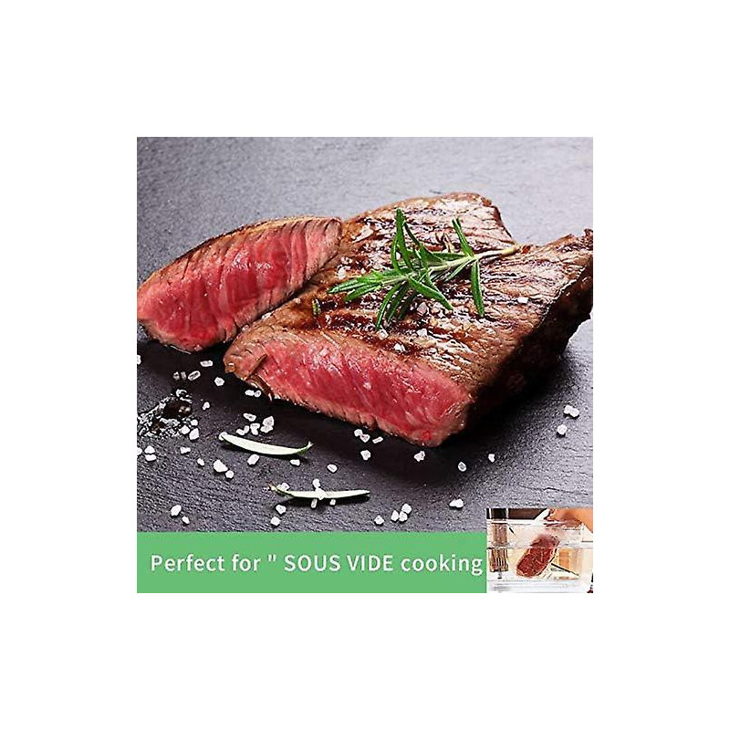 Vacuum Sealed Bags 20cm*5m Roll Of 4 Packs For Food Preservation Bags Bpa Free, Ideal For Vacuum Storage.