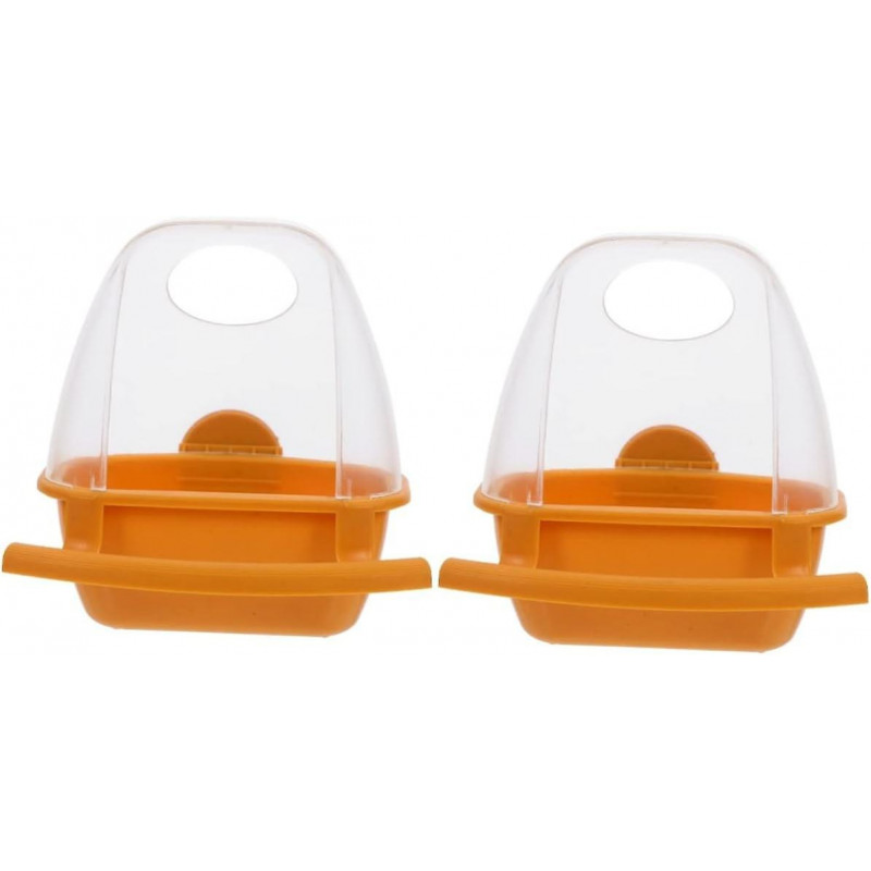 2pcs Bird Food Box Bird Supplies For Budgies Parakeet Cups Parakeet Food Container Cage Hanging Food Feeder Bird [...]