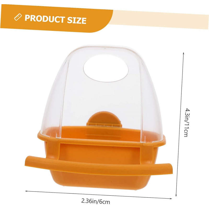 2pcs Bird Food Box Bird Supplies For Budgies Parakeet Cups Parakeet Food Container Cage Hanging Food Feeder Bird [...]