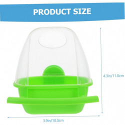 3pcs Bird Food Box Bird Food Container Bird House Bird Cage Plastic Cups Bird Water Feeder Bird Feeder Small [...]