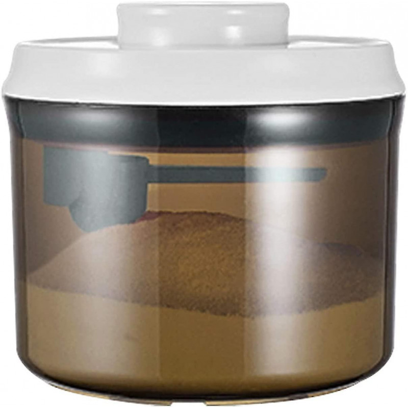 New Travel Recipe Dispenser, Portable Milk Powder Dispenser Container, Mechanical Silicone Sealed Jar