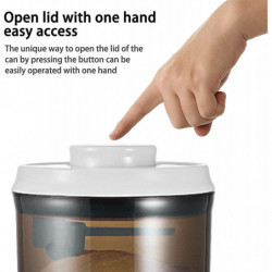 New Travel Recipe Dispenser, Portable Milk Powder Dispenser Container, Mechanical Silicone Sealed Jar New Travel Recipe Dispenser, Portable Milk Powder Dispenser Container, Mechanical Silicone Sealed Jar