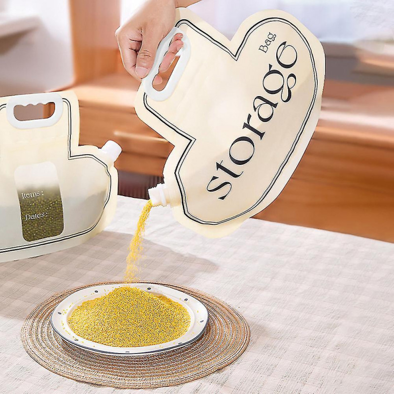 Clouds Shape Grain Storage Bag Moisture-proof Grain Storage Packing Bag Kitchen Supplies