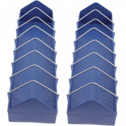 2pcs Pigeon Trough Food Containers Grand Container Containers pour Food Bird Feeder Plastic Feeding Tray Parrots [...]