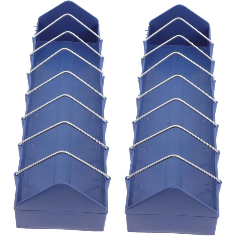 2pcs Pigeon Trough Food Containers Grand Container Containers pour Food Bird Feeder Plastic Feeding Tray Parrots [...]