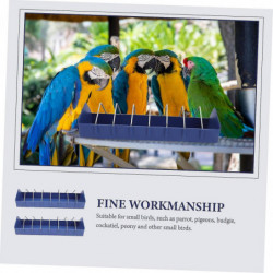 2pcs Pigeon Trough Food Containers Grand Container Containers pour Food Bird Feeder Plastic Feeding Tray Parrots [...]