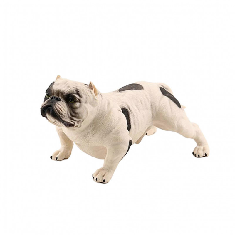 Bully Dog Ornament Realistic Pitbull Figurine Educational Toy Durable Animal Ornament for Kids Gift