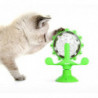 Pet Feeder Leak Food Cat Dog Toys Interactive Windmill Spinning Toy for Small Dogs Funny Rotating Turntable Slow (D-V2)