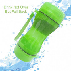 2pc Portable Dog Water Bottle Dog Travel Water Food Bottle330ml Water+280ml Food Leakproof Outdoor Drinking Cup [...]
