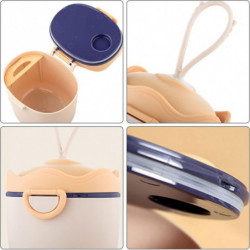 Infant portable milk powder box container, moisture-proof milk powder storage tank green(4-D-1)