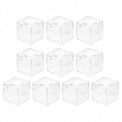 10 Pcs Clear Container Kid Toys Small Cages Magnifier Container Household Magnifying Jar Viewer 10 Pcs Clear Container Kid Toys Small Cages Magnifier Container Household Magnifying Jar Viewer