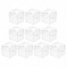 10 Pcs Clear Container Kid Toys Small Cages Magnifier Container Household Magnifying Jar Viewer
