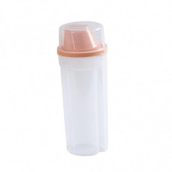 Sealed Cereal Container Food Dispenser Rice Storage Bin For Sugar Cereal Pink Large