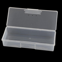 2 Pieces Pp Transparent With Lid Storage Box Collection Container 2 Pieces Pp Transparent With Lid Storage Box Collection Container