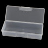 2 Pieces Pp Transparent With Lid Storage Box Collection Container