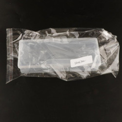 2 Pieces Pp Transparent With Lid Storage Box Collection Container 2 Pieces Pp Transparent With Lid Storage Box Collection Container