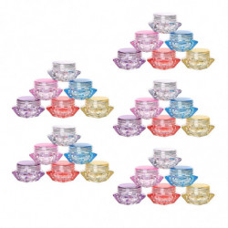 30x Empty Jar Container Lightweight Makeup Storage Jars Bottle Airtight Clear 30x Empty Jar Container Lightweight Makeup Storage Jars Bottle Airtight Clear