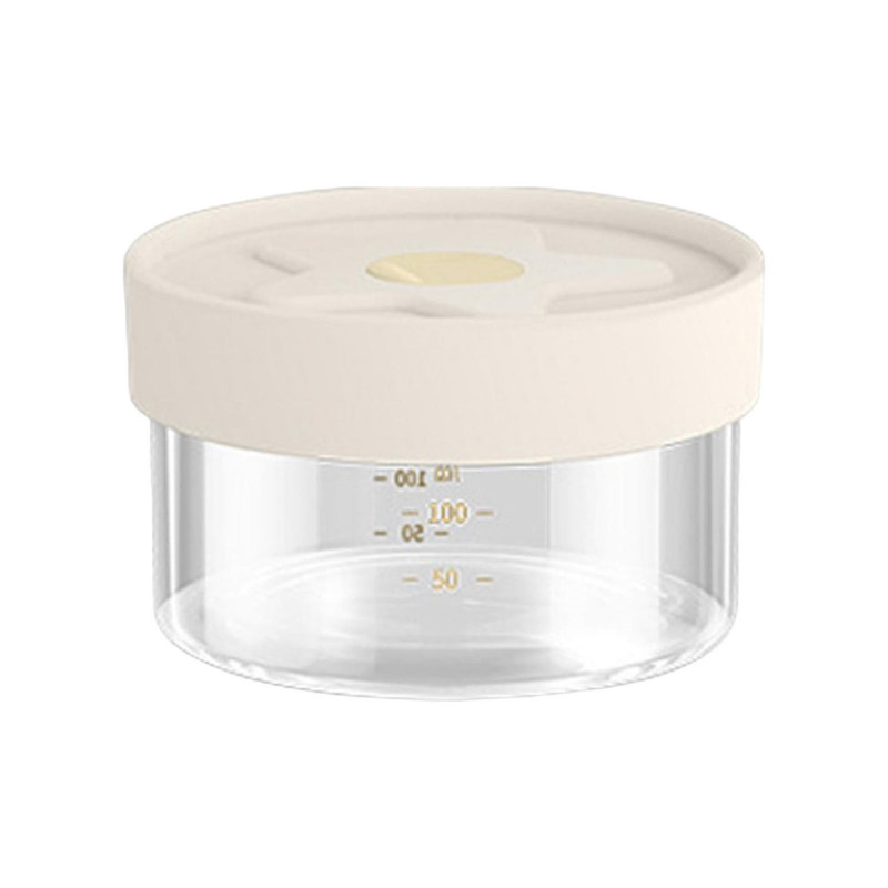 Glass Storage Jar Container With Scale Organization Jar For Sugar Coffee 100ml