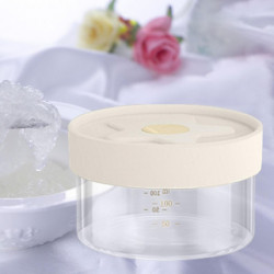 Glass Storage Jar Container With Scale Organization Jar For Sugar Coffee 100ml Glass Storage Jar Container With Scale Organization Jar For Sugar Coffee 100ml