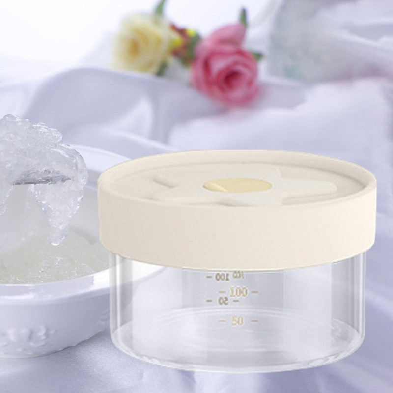 Glass Storage Jar Container With Scale Organization Jar For Sugar Coffee 100ml