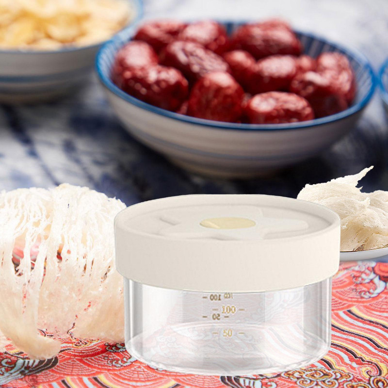 Glass Storage Jar Container With Scale Organization Jar For Sugar Coffee 100ml