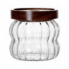 Storage Jar With Airtight Lid Transparent Food Storage Canisters For Kitchen 340ml Vertical