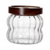Storage Jar With Airtight Lid Transparent Food Storage Canisters For Kitchen 340ml Vertical