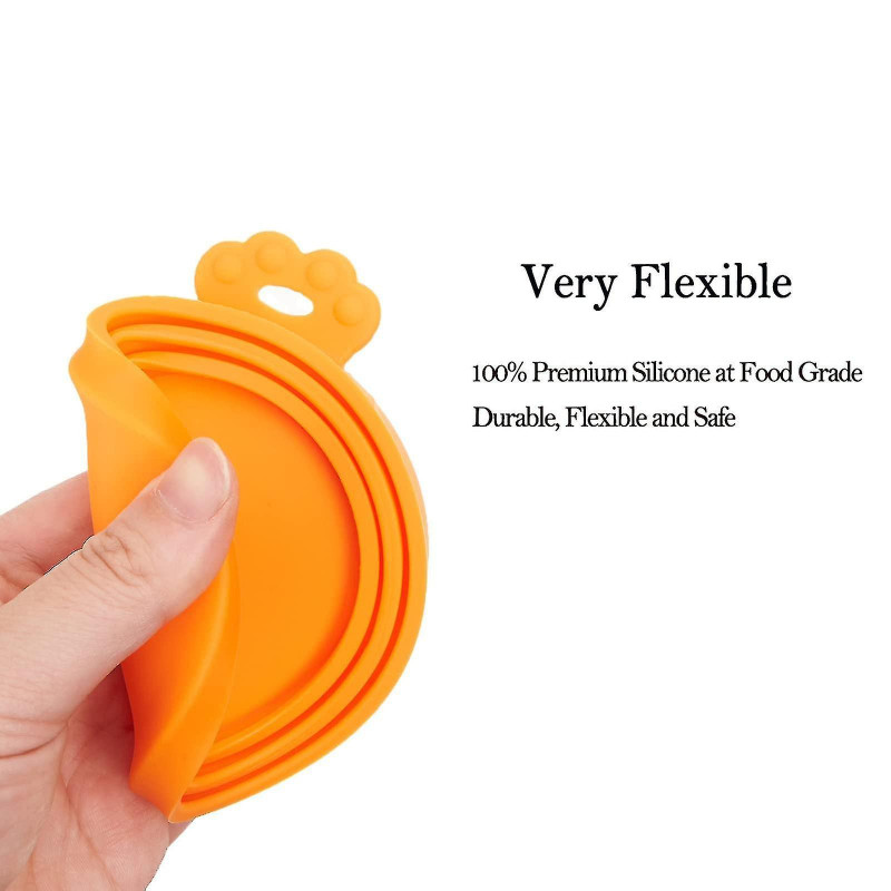 Pet Can Lids For Dog Food Tins, Universal Silicone Cat Food Can Covers For Tins, 1 Fit 3 Standard Size Cat Dog [...]