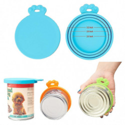 Pet Can Lids For Dog Food Tins, Universal Silicone Cat Food Can Covers For Tins, 1 Fit 3 Standard Size Cat Dog [...]