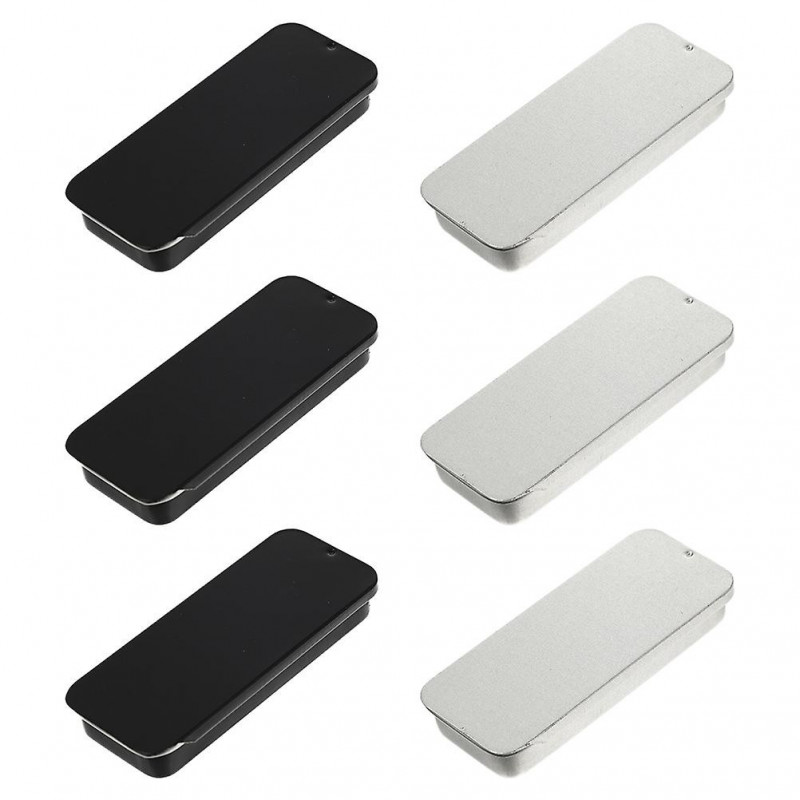 6 Pcs Couvercle De Bac De Rangement Mini Conteneurs Organisation Garde-Manger Organisateur De Bonbons Boîte [...]