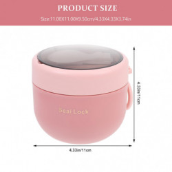 Students Sealed Soup Cup Food Preservation Container Portable Breakfast Holder Students Sealed Soup Cup Food Preservation Container Portable Breakfast Holder