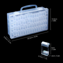 Clear Plastic Diamond Storage Box With Handle Clear Plastic Diamond Storage Box With Handle