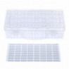 Clear Plastic Diamond Storage Box With Handle